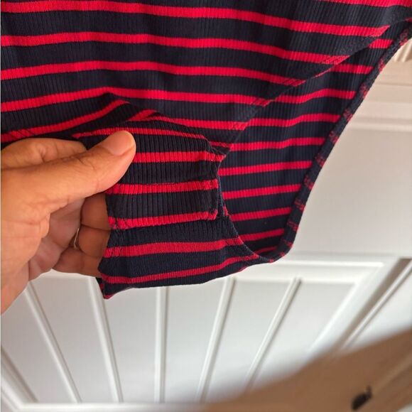 Gilli Nautical Blue and Red Striped Bodysuit - Picture 4 of 9